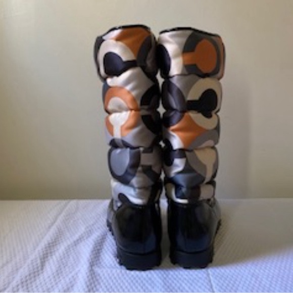 Coach multi color rain boots. - Picture 2 of 4